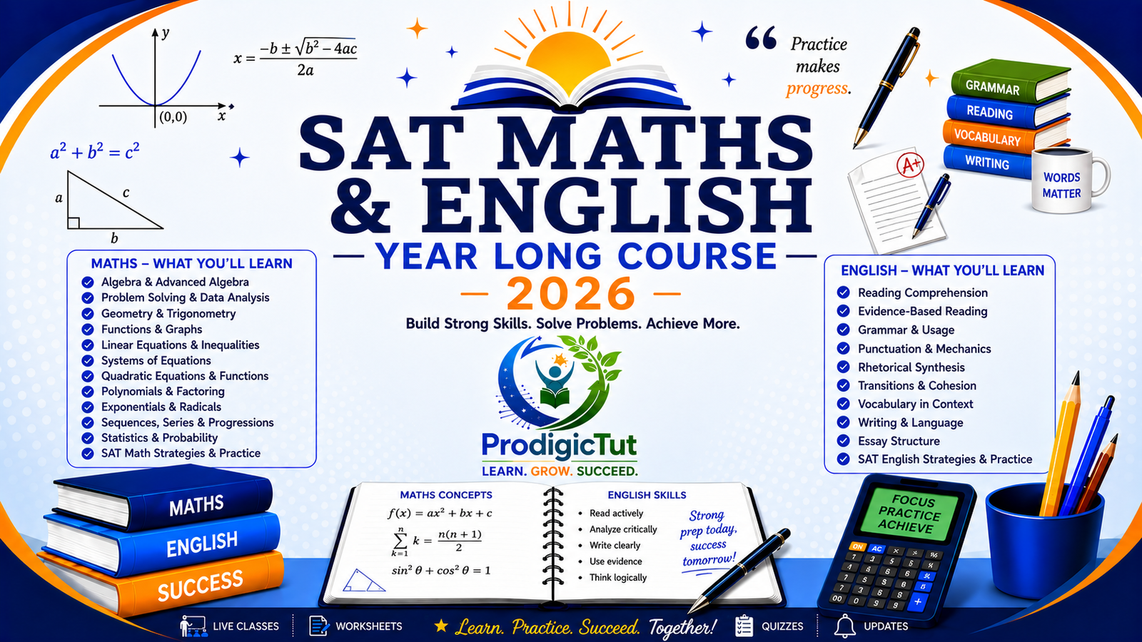 SAT Math & Reading and Writing